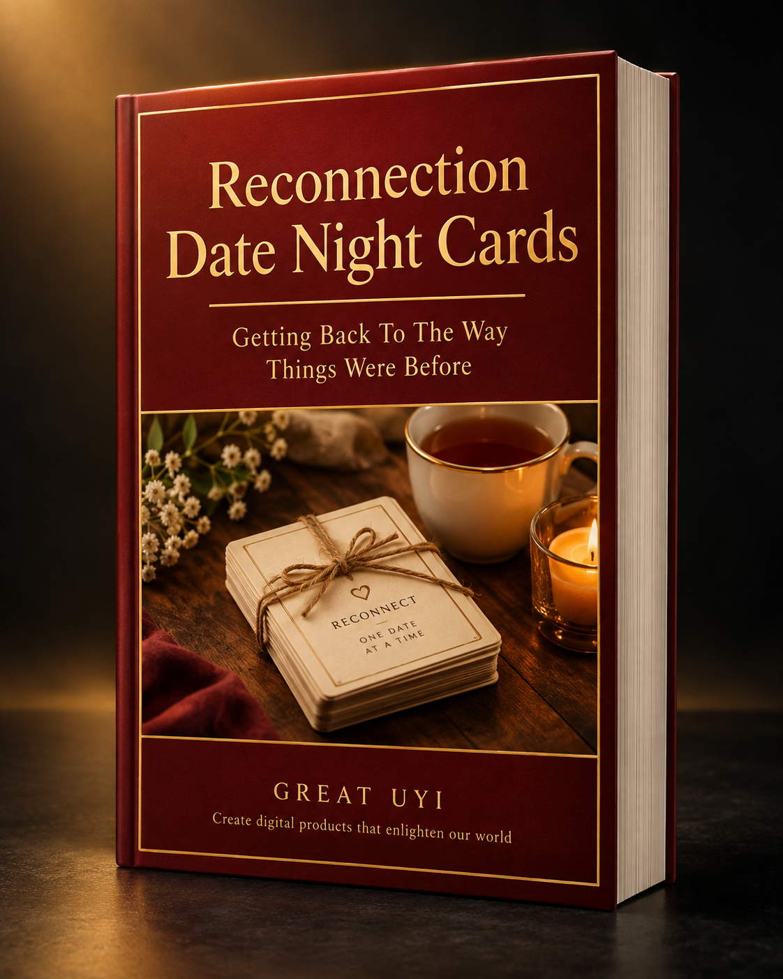 Reconnection Date Night Cards book cover by Great Uyi